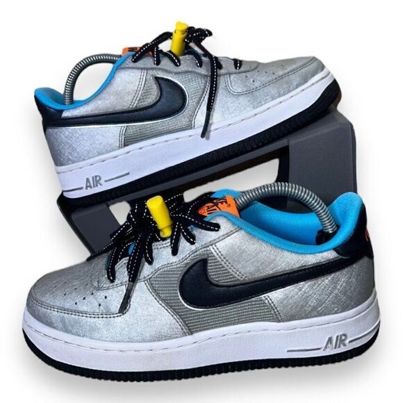 Nike Air Force 1 Low GS "Sky Nike" CW6011-001 Youth 4 Women's 5.5 - Picture 1 of 11